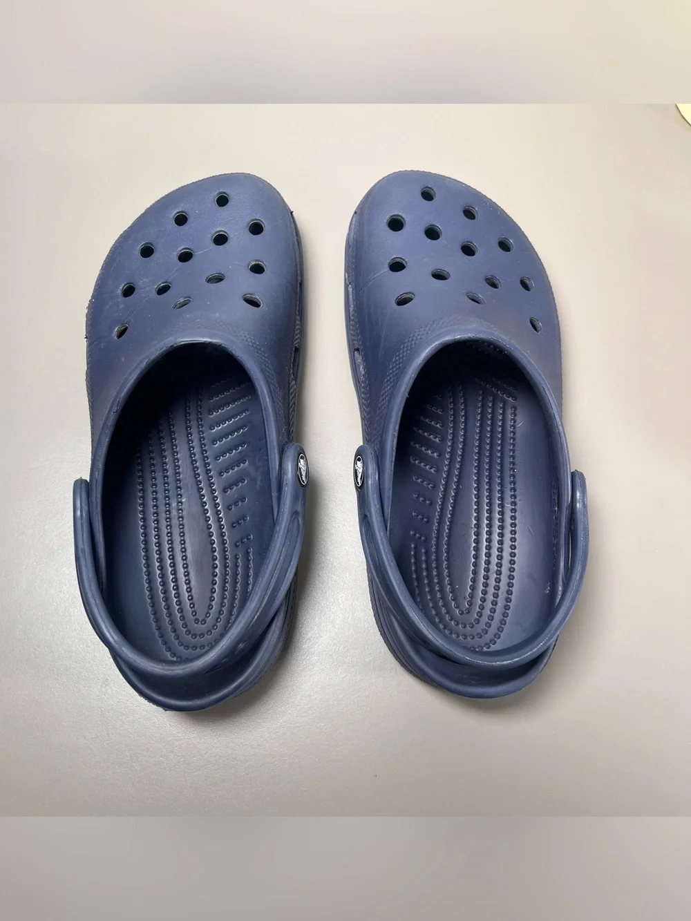 CROCS Blue Navy Classic Clogs  Unisex Kids Juniors Size 6